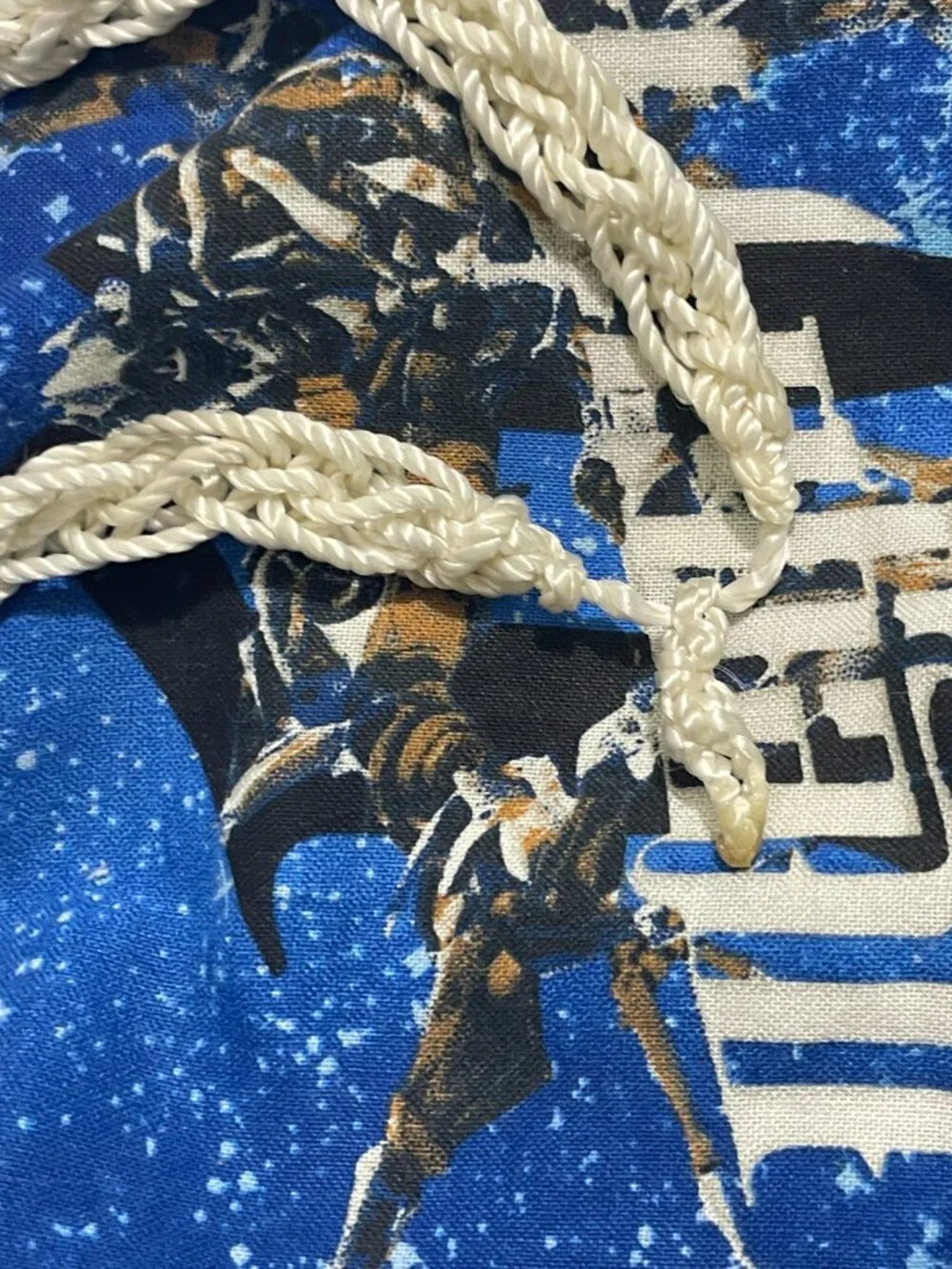 Handmade Transformers Trick or Treat Halloween Pillowcase Candy Bag Blue Drawstr